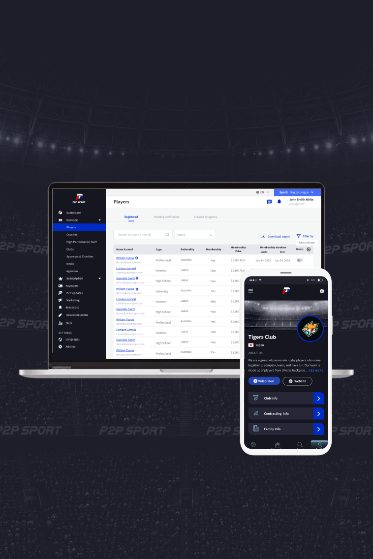 P2P Sport: La solución
